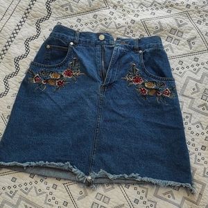 Denim skirt